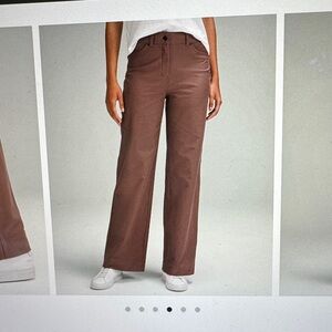 Lululemon city sleek five pocket high-rise wide leg pant light utilitech